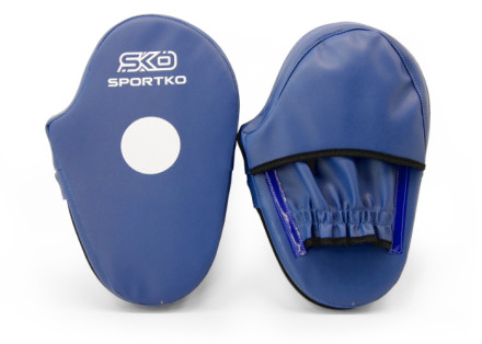 Лапа боксерська Sportko PD-3 р-р 30х20х5см синій 