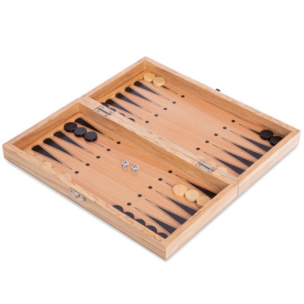 Шахи, шашки, нарди 3 в 1 дерев&#39;яні W3015 30см x 30см