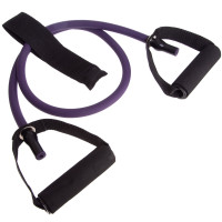 Еспандер трубчастий з ручками з фіксатором дверей SP-Sport FI-2659-V навантаження-22,5кг довжина-120см фіолетовий