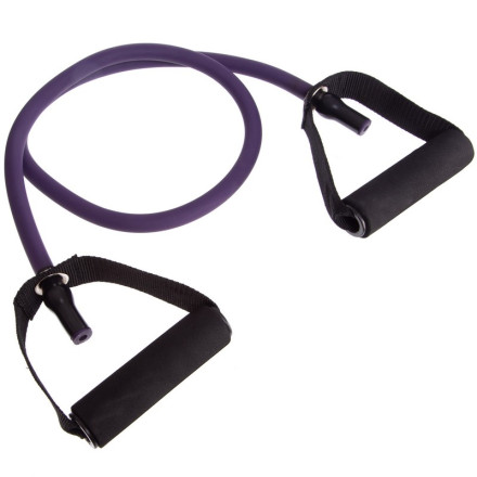 Еспандер трубчастий з ручками з фіксатором дверей SP-Sport FI-2659-V навантаження-22,5кг довжина-120см фіолетовий