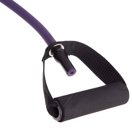 Еспандер трубчастий з ручками з фіксатором дверей SP-Sport FI-2659-V навантаження-22,5кг довжина-120см фіолетовий