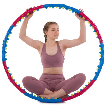 Обруч масажний Хула Хуп SP-Planeta Hula Hoop DOUBLE GRACE MAGNETIC JS-6003 8 секцій