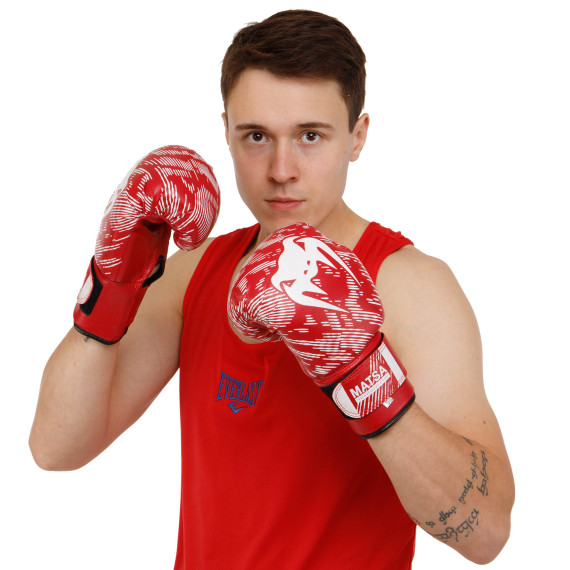 Боксерські рукавиці MATSA ЮНІОР MA-0033червоний