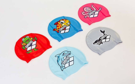 Шапочка для плавания детская Arena AR-91388-20 MULTI JR CAP 5 WORLD 