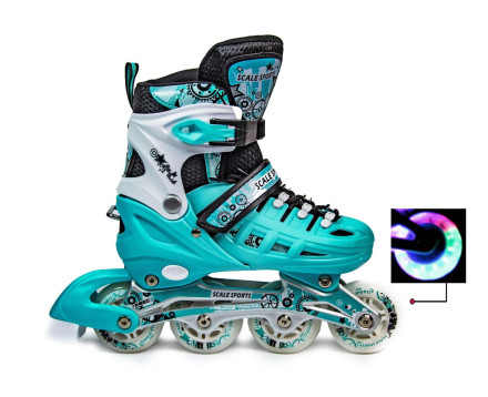 Роликові ковзани Scale Sport SC04 м&#39;ятний