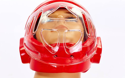  Шолом для тхеквондо із пластиковою маскою BO-5490-R DAEDO 