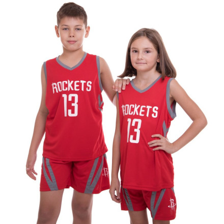 Форма баскетбольная подростковая NB-Sport NBA ROCKETS HARDEN 13 BA-0966