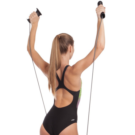 Еспандер трубчастий з ручками регульований PRO-SUPRA FI-1802 160см сірий