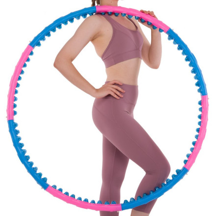 Обруч масажний Хула Хуп Hula Hoop DOUBLE GRACE MAGNETIC JS-6008 8 секцій