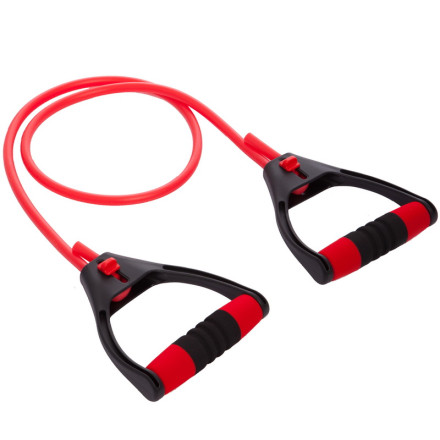 Еспандер трубчастий з ручками регульований PRO-SUPRA FI-1901 150см червоний
