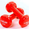 Гантели для фитнеса с виниловым покрытием Zelart Beauty (2x3кг) TA-5225-3