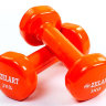 Гантели для фитнеса с виниловым покрытием Zelart Beauty (2x3кг) TA-5225-3