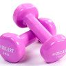 Гантели для фитнеса с виниловым покрытием Zelart Beauty (2x3кг) TA-5225-3