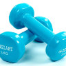 Гантели для фитнеса с виниловым покрытием Zelart Beauty (2x3кг) TA-5225-3