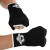 Рукавиці-бинти (мітенки) внутрішні HARD TOUCH CO-8892 розмір XS-XL чорний