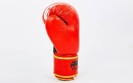 Рукавички боксерські шкіряні VENUM MA-6749-R червоний