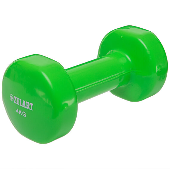 Гантели для фитнеса с виниловым покрытием Zelart Beauty (2x4кг) TA-5225-4