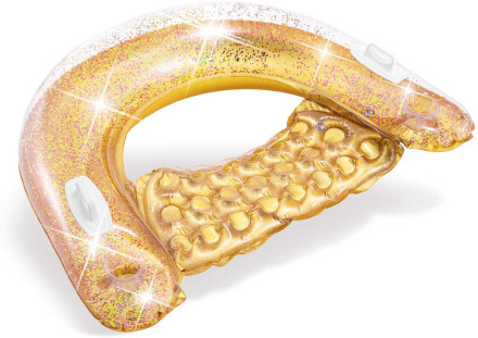 Надувной круг-кресло Intex 56831-2 Gold Shine