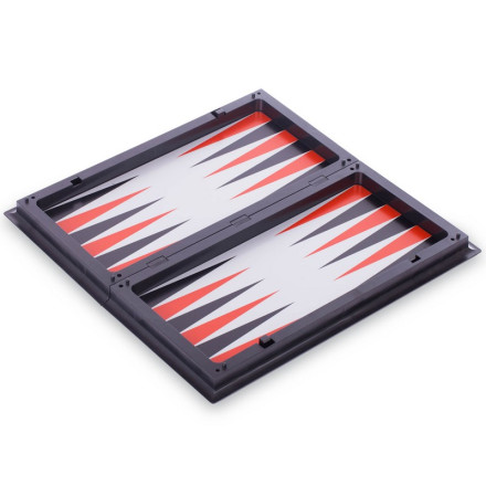 Шахи, шашки, нарди 3 в 1 дорожні пластикові магнітні 9018 40см x 40см