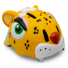 Детский 3D анимированный шлем Crazy Safety Леопард Желтый