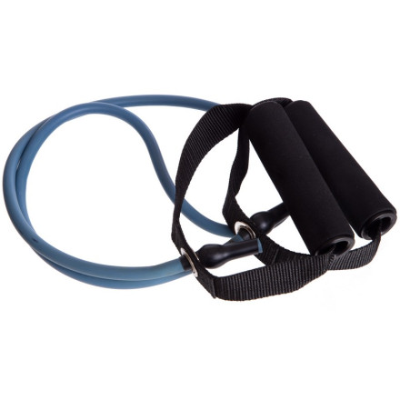 Еспандер трубчастий з ручками з фіксатором дверей SP-Sport FI-2659-B навантаження-2,7кг довжина-120см синій