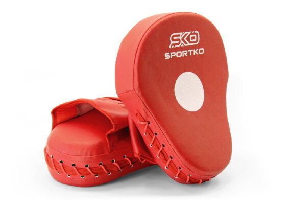 Лапа боксерская Sportko PD-5 	р-р 30х20х8 см красный