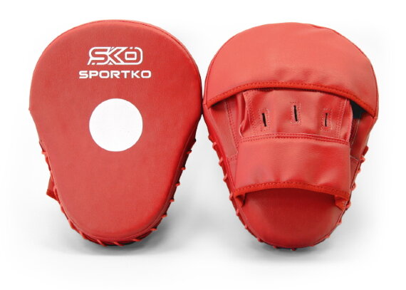 Лапа боксерская Sportko PD-5 	р-р 30х20х8 см красный