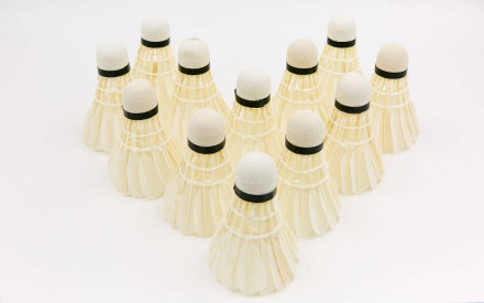 Волани для бадмінтону пір&#39;яні (12 шт) COKA BD-6