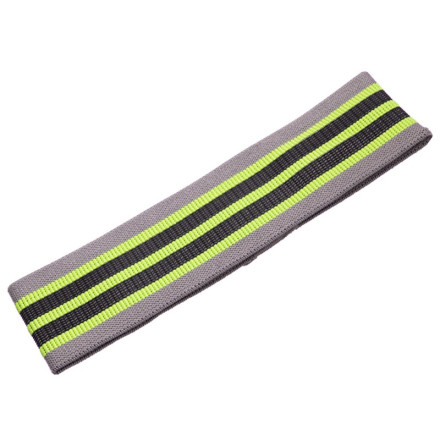 Гумка для фітнесу RESISTANCE LOOP ZELART FI-7200-GS сірий-чорний-салатовий