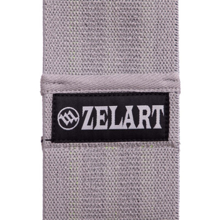 Гумка для фітнесу RESISTANCE LOOP ZELART FI-7200-GS сірий-чорний-салатовий