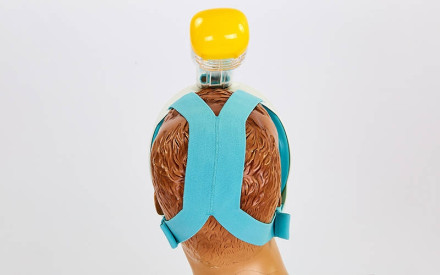 Маска для снорклінгу з диханням через ніс Free Breath M2068G-BR