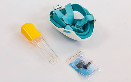 Маска для снорклінгу з диханням через ніс Free Breath M2068G-BR