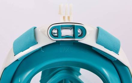 Маска для снорклінгу з диханням через ніс Free Breath M2068G-BR