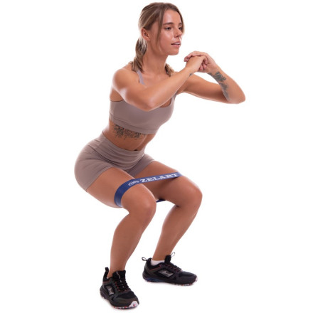 Гумка для фітнесу LOOP BANDS Zelart FI-8228-3 S синій