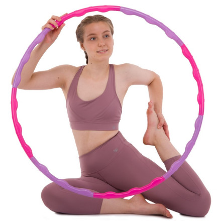 Обруч складаний Хула Хуп Hula Hoop SP-Sport BARBIE FI-5948 8 секцій