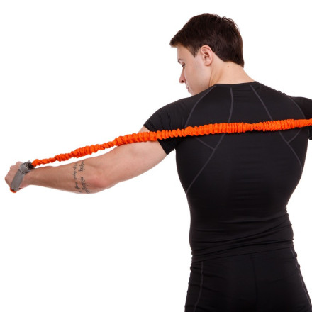 Еспандер трубчастий з ручками в захисному рукаві Zelart FI-7829-H