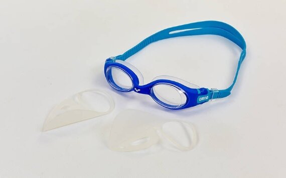 Очки для плавания детские с рассекателем Arena AR-1E053 FS BREATHER KIT JR 