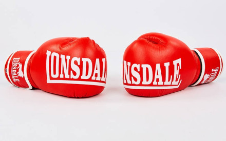 Рукавички шкіряні боксерські LONSDALE MA-6760-R
