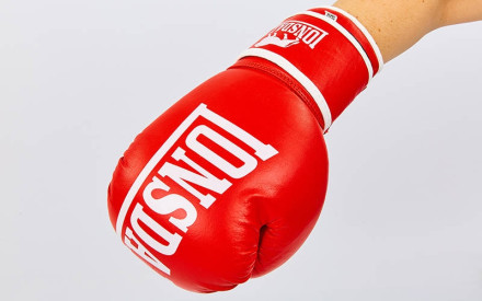 Рукавички шкіряні боксерські LONSDALE MA-6760-R
