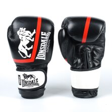 Перчатки боксерские кожаные LONSDALE VL-8340-BKW