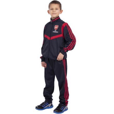Костюм спортивный детский Клубный Arsenal LD-6125K-A-BK