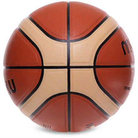 М&#39;яч баскетбольний PU №7 MOL FIBA APPROVED GF7X BA-4956 коричневий-бежевий
