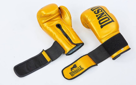 Рукавички шкіряні боксерські LONSDALE MA-6760-G
