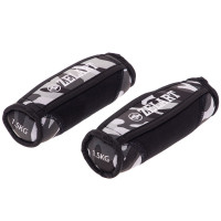 Гантелі для фітнесу м'які насипні Zelart FI-5730-3 2шт 1,5 кг сірий камуфляж 