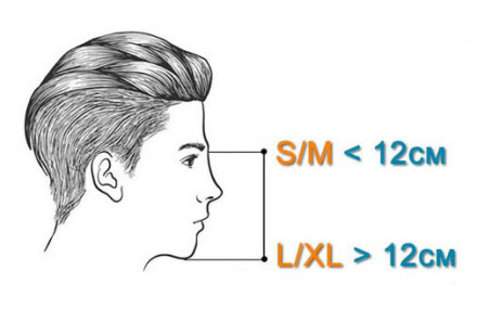 Маска для снорклінгу з диханням через ніс Swim One F-118-BL з кріпленням для камери