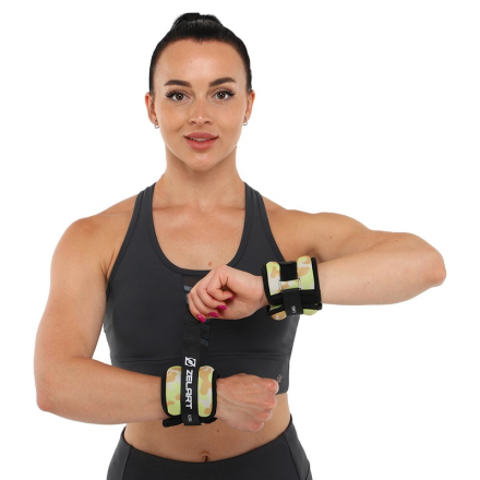 Обважнювачі-манжети для рук і ніг Zelart TA-7819-0_5 вага 2x0,5кг 