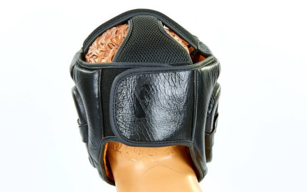 Шолом боксерський у мексиканському стилі шкіряний Venum BO-6652-BK