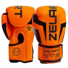 Боксерські рукавиці Зеларт BO-5698-OR Помаранчевий