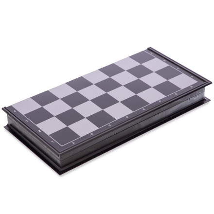 Шахи, шашки, нарди 3 в 1 дорожні пластикові магнітні SC58810 32см x 32см