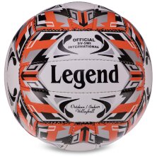 Мяч волейбольный LEGEND VB-3125 №5 PU черный-оранжевый